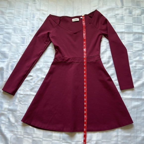 Sunday Best (Aritzia) Sparrow Long Sleeve Fit & Flare Mini Dress - Picture 10 of 13